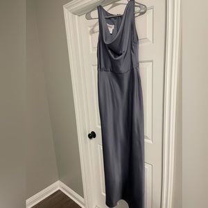Satin cowl gown